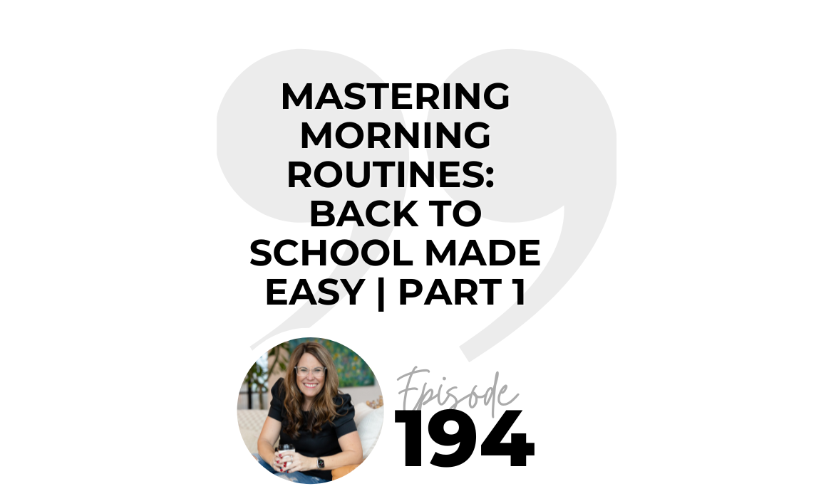 Mastering Morning Routines: Back to School Made Easy | Part 1 - Secrets ...